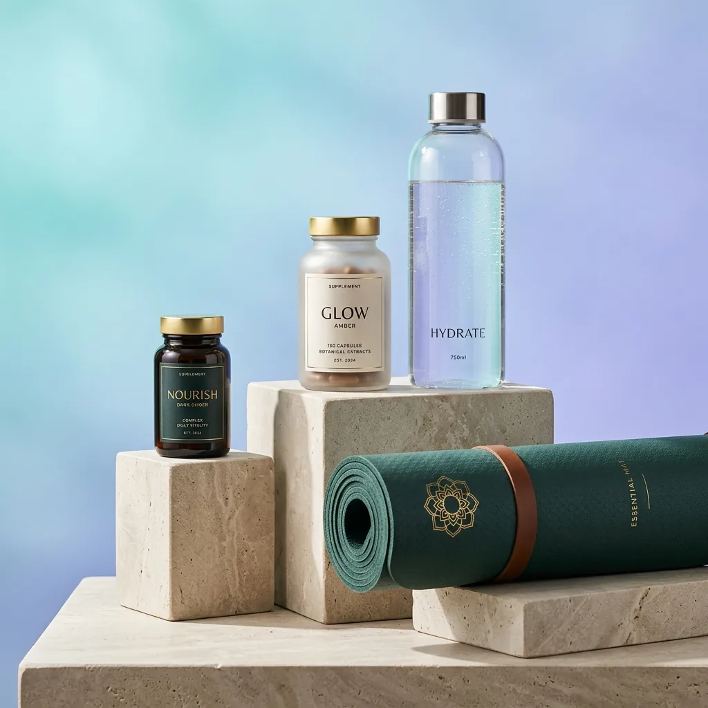 Fitness & wellness product quiz recommendation visual